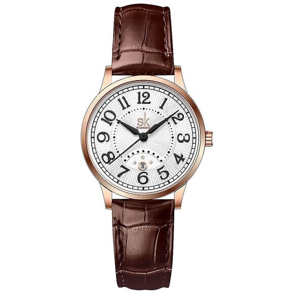 SK Classic Business Women Watches , Brown